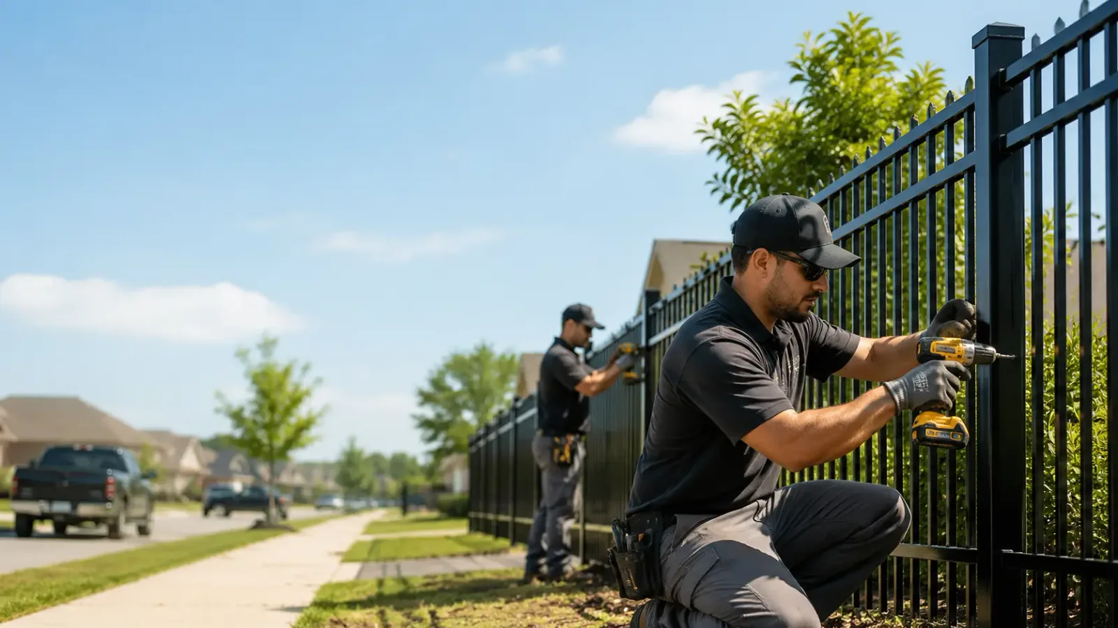 Metal Fence Installation in Lewisville, TX